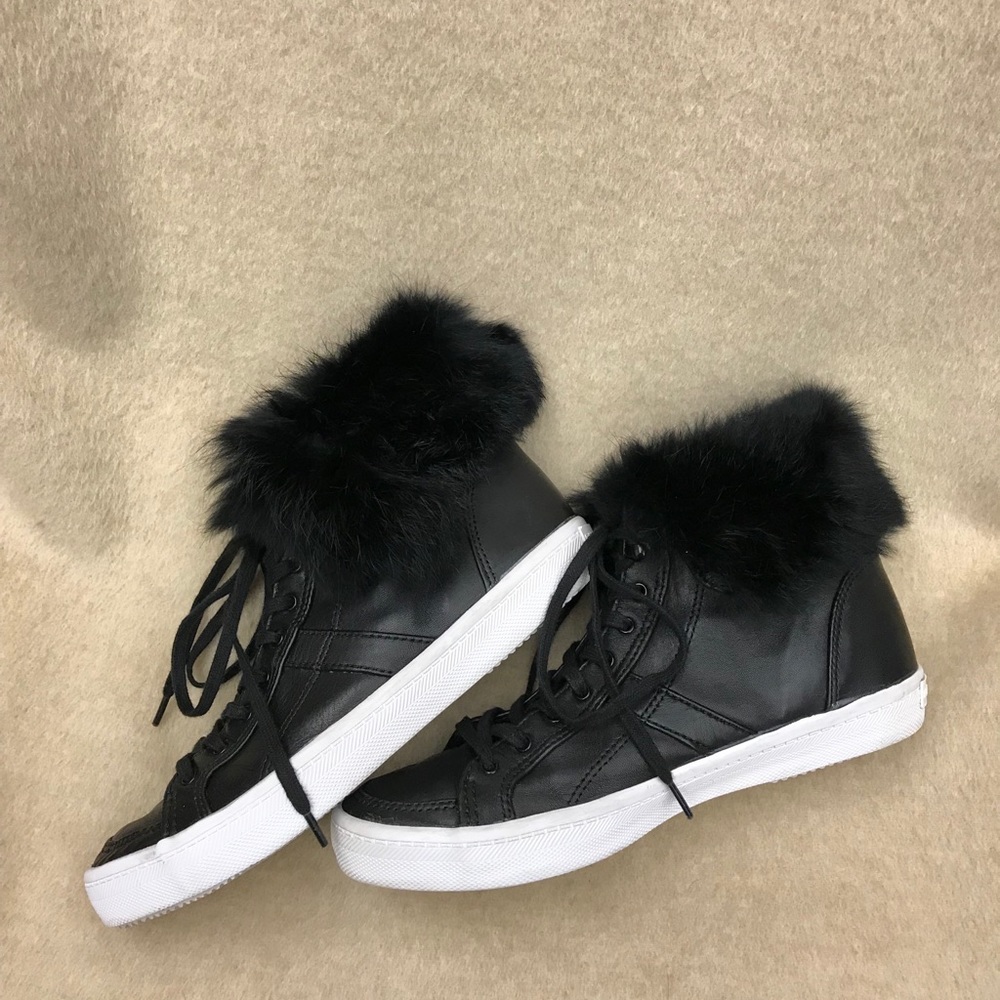 Rebecca Minkoff SASHA Leather Fashion Sneaker 7M